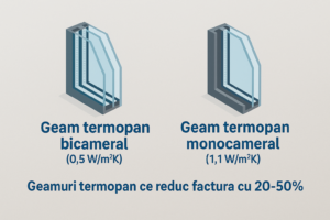 Geamuri termopan tripan